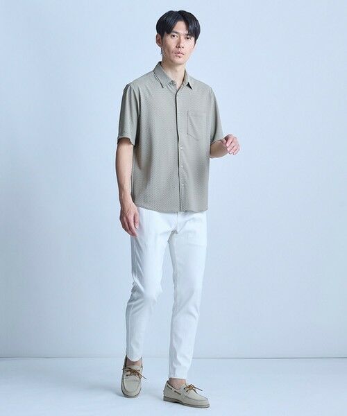 MEN'S BIGI / メンズビギ シャツ・ブラウス | ストレッチナイロンリンクスJQD半袖シャツ | 詳細2