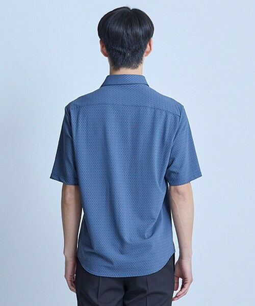 MEN'S BIGI / メンズビギ シャツ・ブラウス | ストレッチナイロンリンクスJQD半袖シャツ | 詳細11