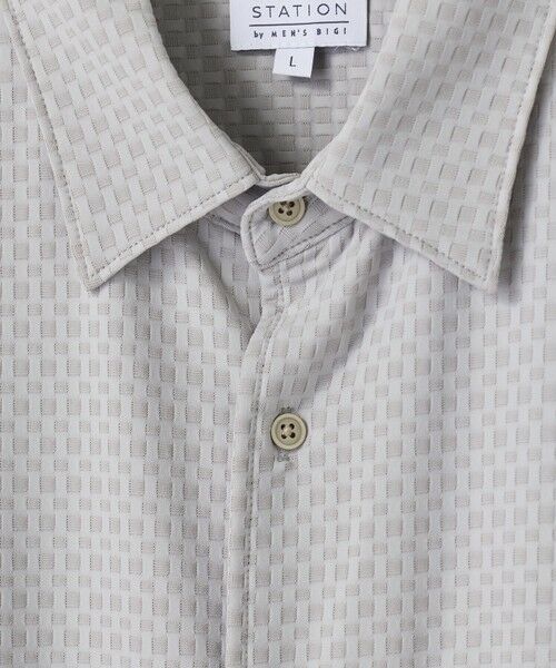MEN'S BIGI / メンズビギ シャツ・ブラウス | ストレッチナイロンリンクスJQD半袖シャツ | 詳細25