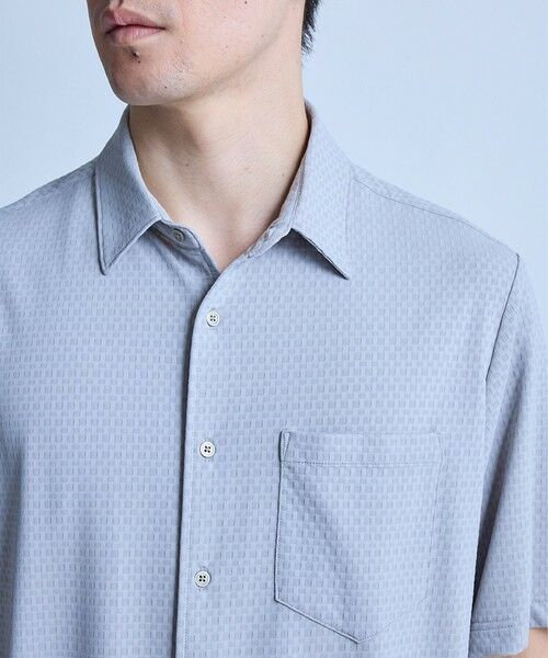 MEN'S BIGI / メンズビギ シャツ・ブラウス | ストレッチナイロンリンクスJQD半袖シャツ | 詳細22