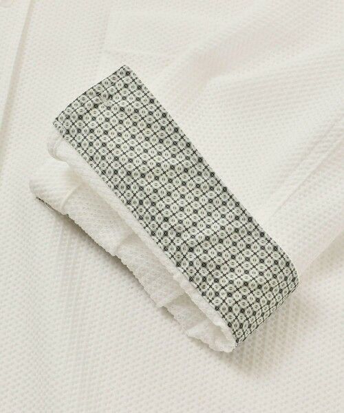 MEN'S BIGI / メンズビギ シャツ・ブラウス | ハニカムジャージー七分袖シャツ<ストレッチ・ハンドウォッシャブル> | 詳細6