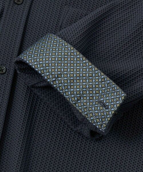 MEN'S BIGI / メンズビギ シャツ・ブラウス | ハニカムジャージー七分袖シャツ<ストレッチ・ハンドウォッシャブル> | 詳細19