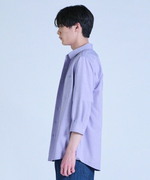 MEN'S BIGI / メンズビギ シャツ・ブラウス | リネンライククロップドスリーブシャツ＜ハンドウォッシャブル＞ | 詳細28