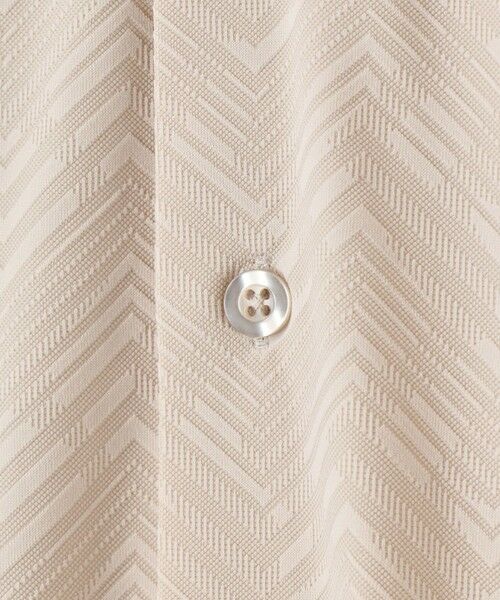 MEN'S BIGI / メンズビギ シャツ・ブラウス | ヘリンボンジャージーオープンカラー半袖シャツ | 詳細6