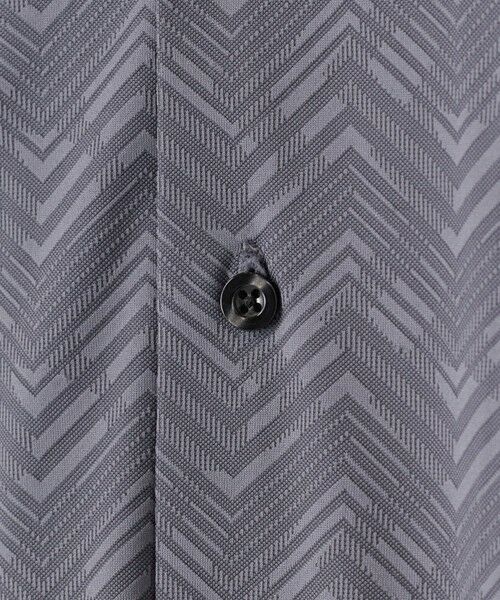 MEN'S BIGI / メンズビギ シャツ・ブラウス | ヘリンボンジャージーオープンカラー半袖シャツ | 詳細10