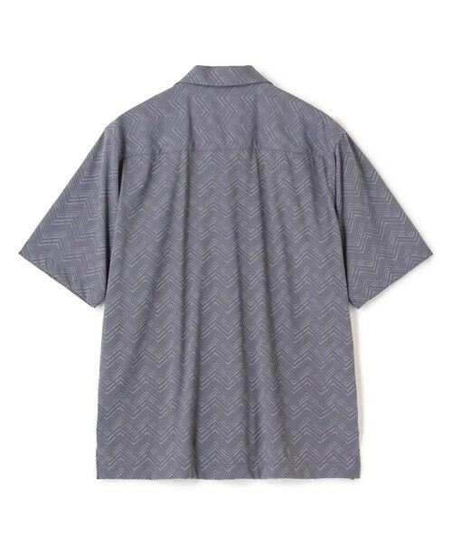 MEN'S BIGI / メンズビギ シャツ・ブラウス | ヘリンボンジャージーオープンカラー半袖シャツ | 詳細14