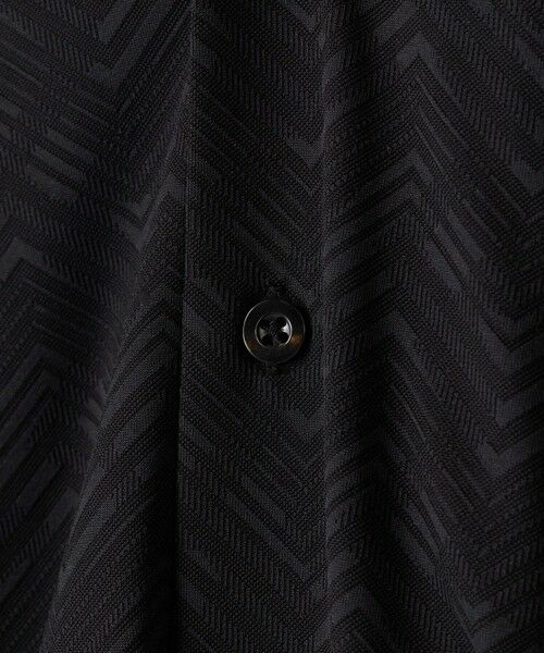 MEN'S BIGI / メンズビギ シャツ・ブラウス | ヘリンボンジャージーオープンカラー半袖シャツ | 詳細18