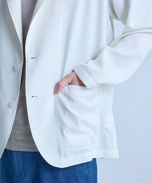 MEN'S BIGI / メンズビギ テーラードジャケット | パナマオックスジャケット〈ハンドウォッシャブル〉 | 詳細2