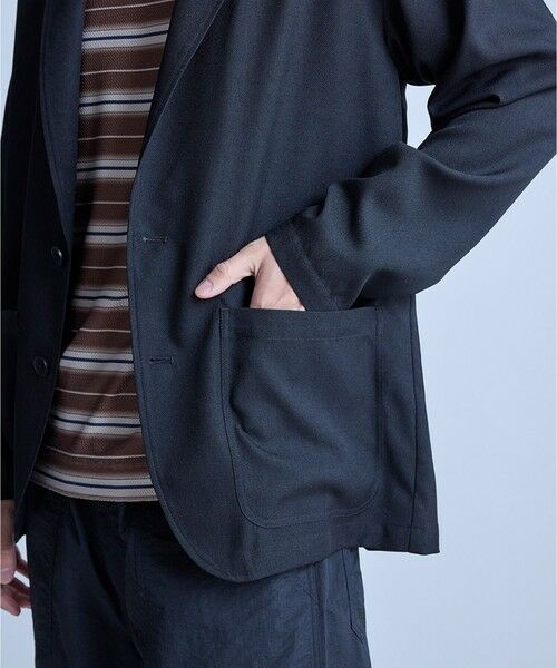 MEN'S BIGI / メンズビギ テーラードジャケット | パナマオックスジャケット〈ハンドウォッシャブル〉 | 詳細11