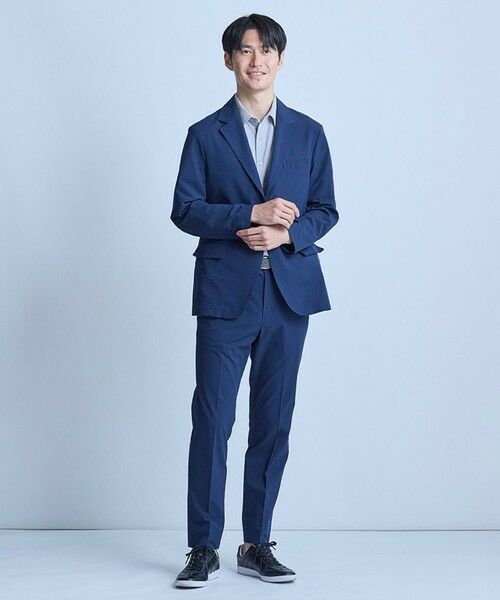 MEN'S BIGI / メンズビギ テーラードジャケット | 【セットアップ対応】シアサッカーテーラードジャケット | 詳細2