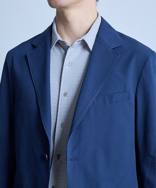 MEN'S BIGI / メンズビギ テーラードジャケット | 【セットアップ対応】シアサッカーテーラードジャケット | 詳細5