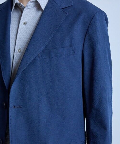 MEN'S BIGI / メンズビギ テーラードジャケット | 【セットアップ対応】シアサッカーテーラードジャケット | 詳細7