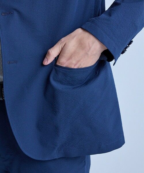 MEN'S BIGI / メンズビギ テーラードジャケット | 【セットアップ対応】シアサッカーテーラードジャケット | 詳細8