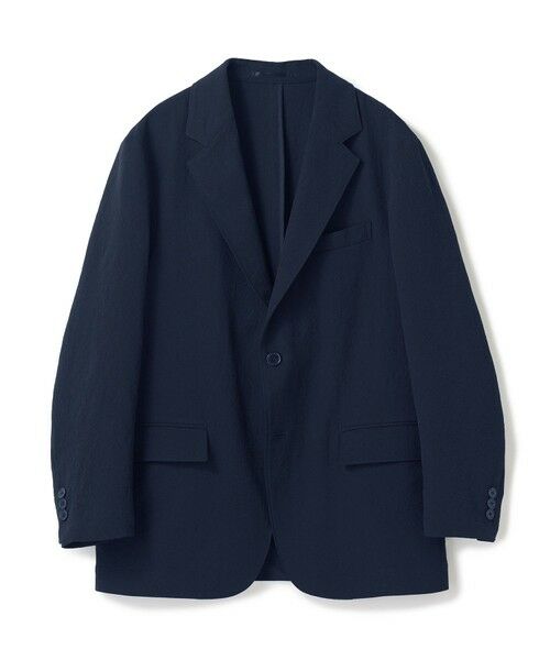 MEN'S BIGI / メンズビギ テーラードジャケット | 【セットアップ対応】シアサッカーテーラードジャケット（ネイビー）