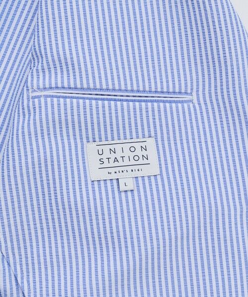 MEN'S BIGI / メンズビギ テーラードジャケット | 【セットアップ対応】シアサッカーテーラードジャケット | 詳細23