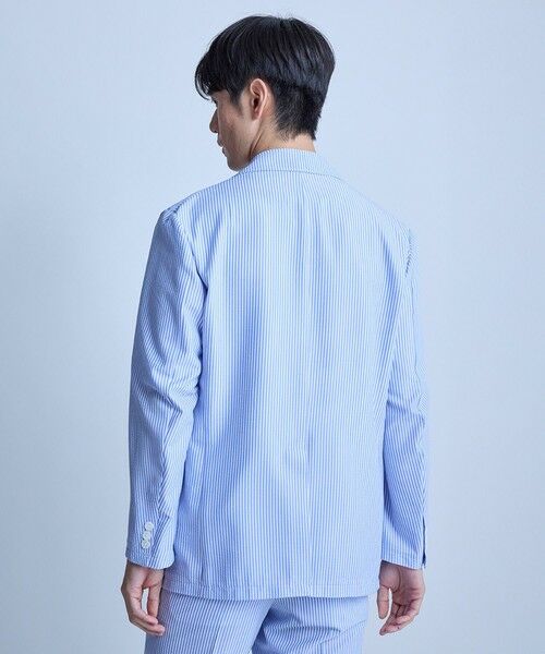 MEN'S BIGI / メンズビギ テーラードジャケット | 【セットアップ対応】シアサッカーテーラードジャケット | 詳細15