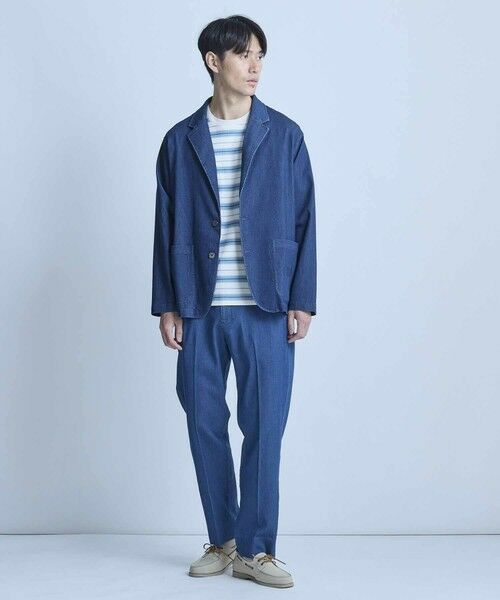 MEN'S BIGI / メンズビギ その他パンツ | メッシュデニムイージーパンツ〈ストレッチ・軽量・ハンドウォッシャブル・通気性〉 | 詳細13