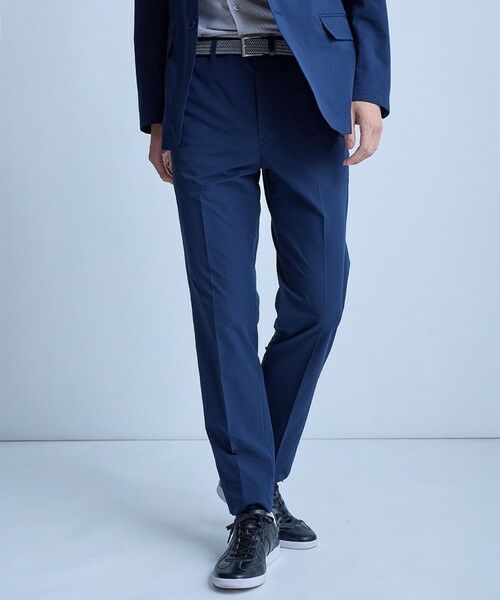 MEN'S BIGI / メンズビギ スラックス・ドレスパンツ | 【セットアップ対応】シアサッカースラックス | 詳細1