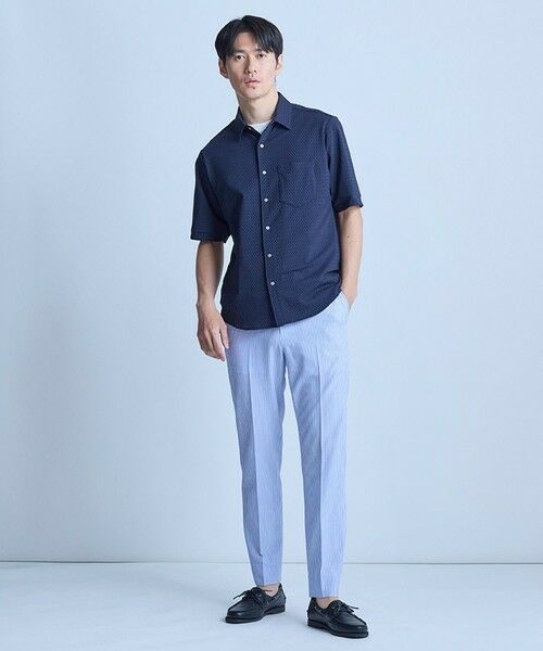 MEN'S BIGI / メンズビギ スラックス・ドレスパンツ | 【セットアップ対応】シアサッカースラックス | 詳細12