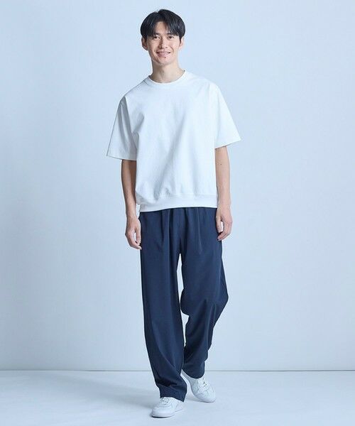 MEN'S BIGI / メンズビギ Tシャツ | シルケットポンチリブコンビTシャツ＜ストレッチ・マシンウォッシャブル・接触冷感＞ | 詳細3