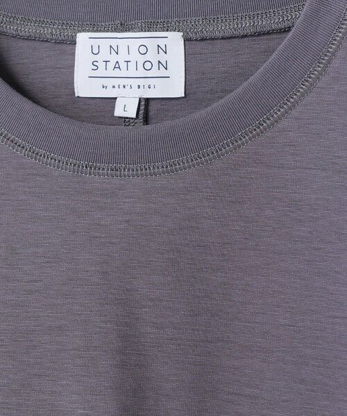MEN'S BIGI / メンズビギ Tシャツ | シルケットポンチリブコンビTシャツ＜ストレッチ・マシンウォッシャブル・接触冷感＞ | 詳細13