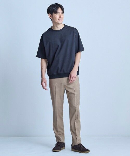 MEN'S BIGI / メンズビギ Tシャツ | シルケットポンチリブコンビTシャツ＜ストレッチ・マシンウォッシャブル・接触冷感＞ | 詳細16