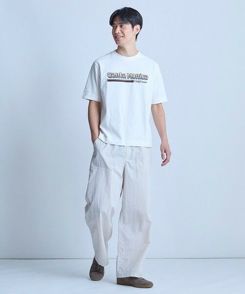 MEN'S BIGI / メンズビギ Tシャツ | サンタモニカ グラフィック刺繍T〈ストレッチ・ハンドウォッシャブル〉 | 詳細12