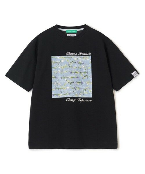 MEN'S BIGI / メンズビギ Tシャツ | 【HIBIYA-KADAN】コラボグラフィックTシャツ（ブラック）