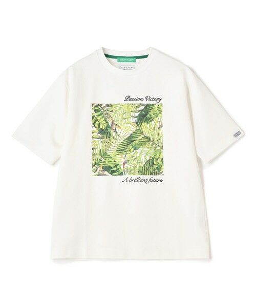 MEN'S BIGI / メンズビギ Tシャツ | 【HIBIYA-KADAN】コラボグラフィックTシャツ（ホワイト系）