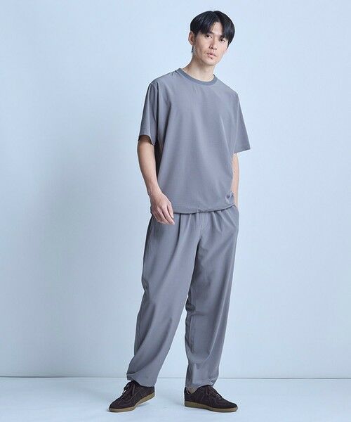 MEN'S BIGI / メンズビギ Tシャツ | ドットメッシュドローコードTシャツ〈ストレッチ・マシンウォッシャブル・軽量・接触冷感・通気性〉 | 詳細5