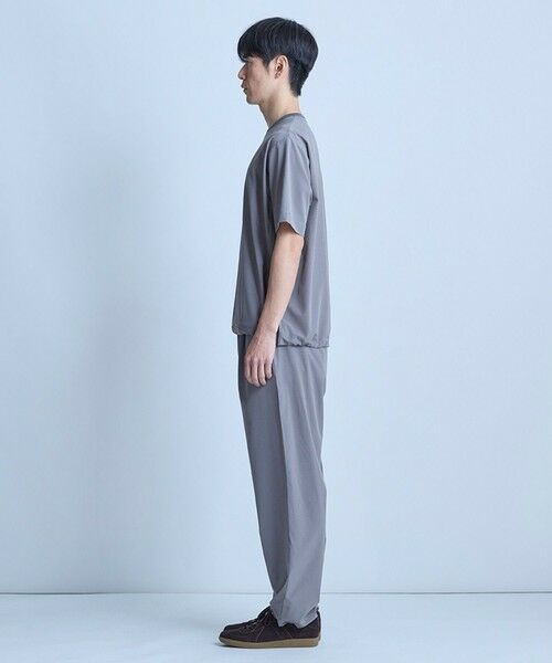 MEN'S BIGI / メンズビギ Tシャツ | ドットメッシュドローコードTシャツ〈ストレッチ・マシンウォッシャブル・軽量・接触冷感・通気性〉 | 詳細6