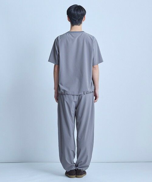 MEN'S BIGI / メンズビギ Tシャツ | ドットメッシュドローコードTシャツ〈ストレッチ・マシンウォッシャブル・軽量・接触冷感・通気性〉 | 詳細7