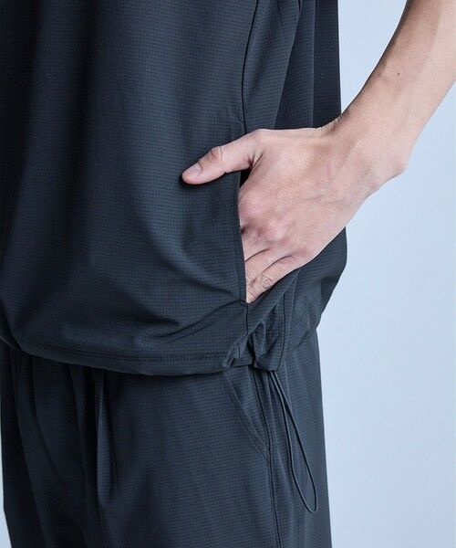MEN'S BIGI / メンズビギ Tシャツ | ドットメッシュドローコードTシャツ〈ストレッチ・マシンウォッシャブル・軽量・接触冷感・通気性〉 | 詳細11