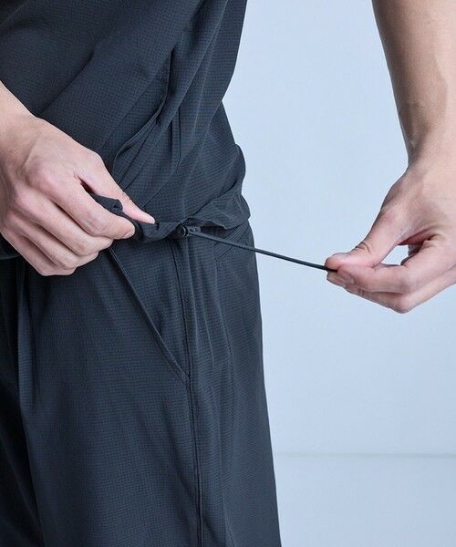 MEN'S BIGI / メンズビギ Tシャツ | ドットメッシュドローコードTシャツ〈ストレッチ・マシンウォッシャブル・軽量・接触冷感・通気性〉 | 詳細12