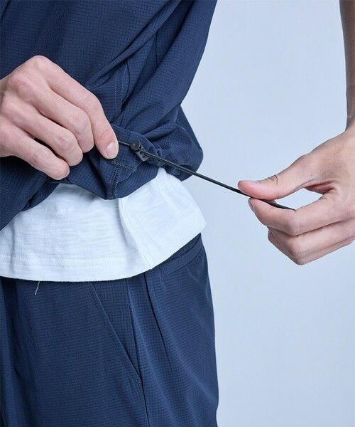 MEN'S BIGI / メンズビギ Tシャツ | ドットメッシュドローコードTシャツ〈ストレッチ・マシンウォッシャブル・軽量・接触冷感・通気性〉 | 詳細19