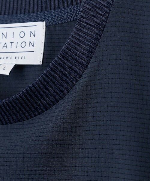 MEN'S BIGI / メンズビギ Tシャツ | ドットメッシュドローコードTシャツ〈ストレッチ・マシンウォッシャブル・軽量・接触冷感・通気性〉 | 詳細21