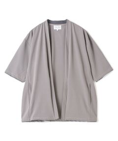 MEN'S BIGI / メンズビギ カーディガン・ボレロ | ドットメッシュ5分袖カーディガン〈ストレッチ・イージーケア・接触冷感・通気性・速乾〉