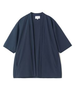 MEN'S BIGI / メンズビギ カーディガン・ボレロ | ドットメッシュ5分袖カーディガン〈ストレッチ・イージーケア・接触冷感・通気性・速乾〉