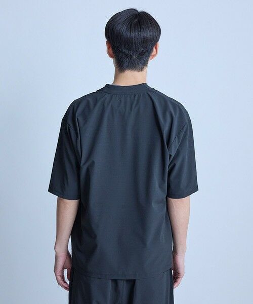 MEN'S BIGI / メンズビギ カーディガン・ボレロ | ドットメッシュ5分袖カーディガン〈ストレッチ・イージーケア・接触冷感・通気性・速乾〉 | 詳細13