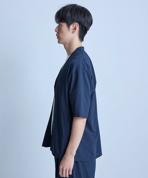 MEN'S BIGI / メンズビギ カーディガン・ボレロ | ドットメッシュ5分袖カーディガン〈ストレッチ・イージーケア・接触冷感・通気性・速乾〉 | 詳細19