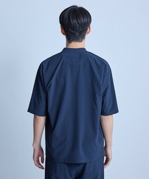 MEN'S BIGI / メンズビギ カーディガン・ボレロ | ドットメッシュ5分袖カーディガン〈ストレッチ・イージーケア・接触冷感・通気性・速乾〉 | 詳細20