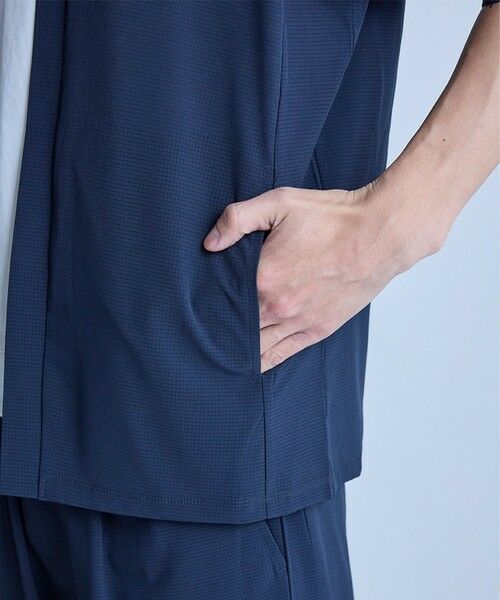 MEN'S BIGI / メンズビギ カーディガン・ボレロ | ドットメッシュ5分袖カーディガン〈ストレッチ・イージーケア・接触冷感・通気性・速乾〉 | 詳細17