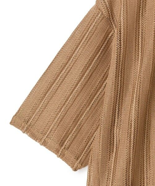 MEN'S BIGI / メンズビギ カーディガン・ボレロ | 【WEB限定】シアストライプ半袖カーディガン＜ストレッチ・マシンウォッシャブル・通気性＞ | 詳細2