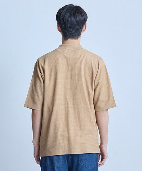 MEN'S BIGI / メンズビギ カーディガン・ボレロ | 【WEB限定】シア—5分袖ボタンレスカーディガン＜ストレッチ・ハンドウォッシャブル・接触冷感・通気性＞ | 詳細5