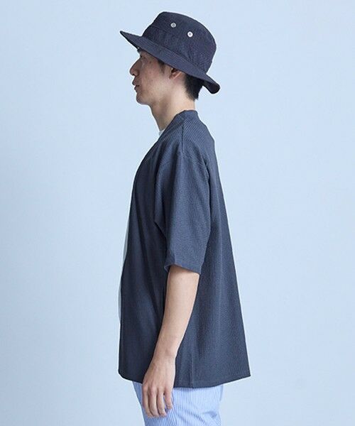 MEN'S BIGI / メンズビギ カーディガン・ボレロ | 【WEB限定】シア—5分袖ボタンレスカーディガン＜ストレッチ・ハンドウォッシャブル・接触冷感・通気性＞ | 詳細9