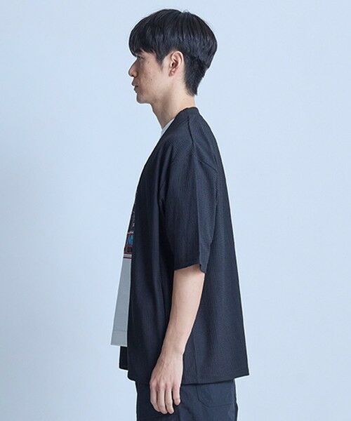 MEN'S BIGI / メンズビギ カーディガン・ボレロ | 【WEB限定】シア—5分袖ボタンレスカーディガン＜ストレッチ・ハンドウォッシャブル・接触冷感・通気性＞ | 詳細13