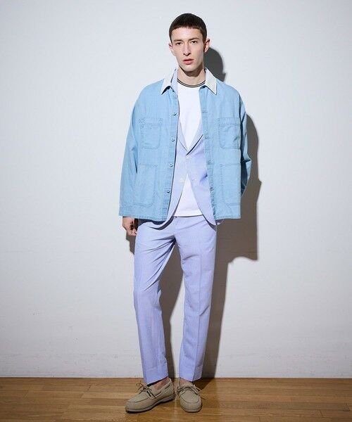 MEN'S BIGI / メンズビギ Tシャツ | 【BEVERLY HILLS POLO CLUB】別注 コットンロゴ刺繍T | 詳細1