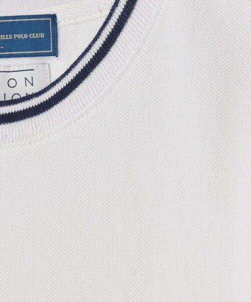 MEN'S BIGI / メンズビギ Tシャツ | 【BEVERLY HILLS POLO CLUB】別注 コットンロゴ刺繍T | 詳細3