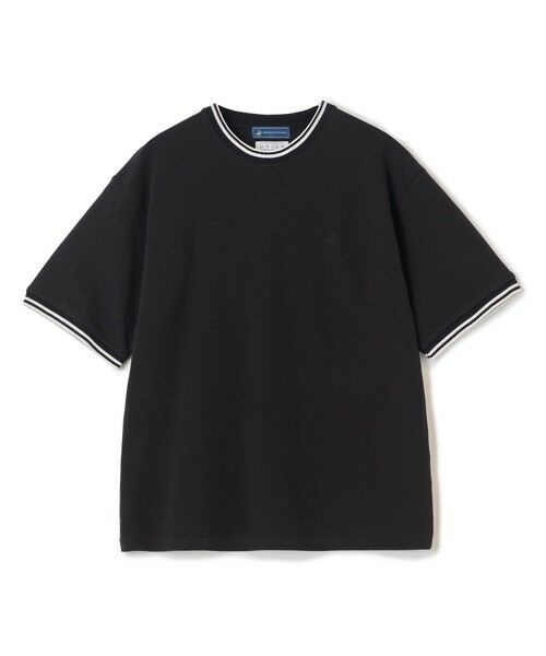 MEN'S BIGI / メンズビギ Tシャツ | 【BEVERLY HILLS POLO CLUB】別注 コットンロゴ刺繍T（ブラック）