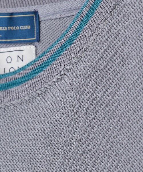 MEN'S BIGI / メンズビギ Tシャツ | 【BEVERLY HILLS POLO CLUB】別注 コットンロゴ刺繍T | 詳細11